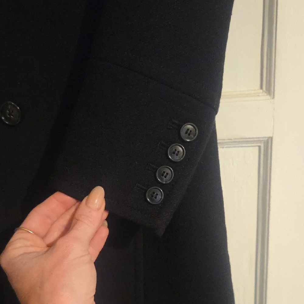 J. Crew Black Wool Long Coat - Picture 9 of 16